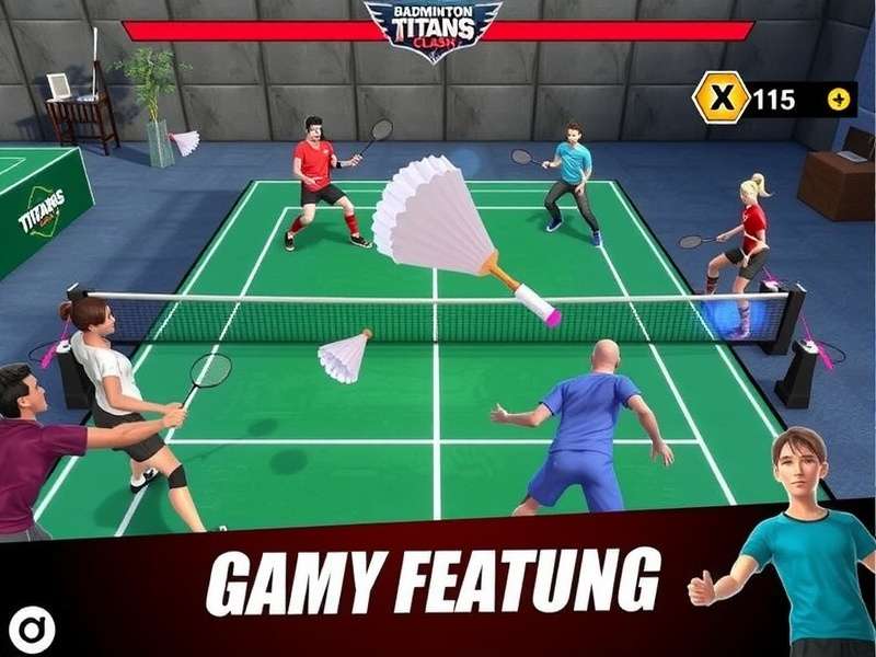 Badminton Titans Clash Gameplay Controls